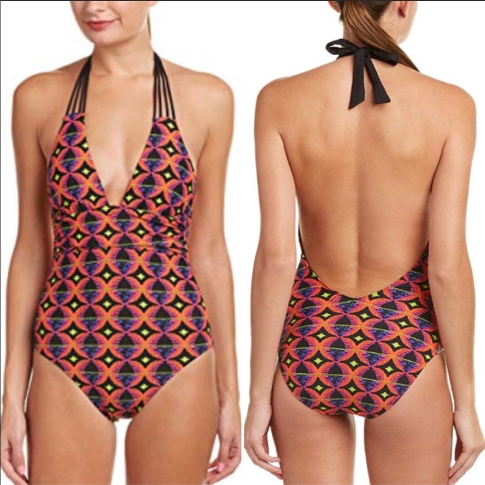 Trina Turk Africa print Swim size 6 NWT